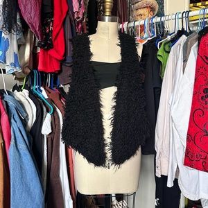 Free people faux fur vest